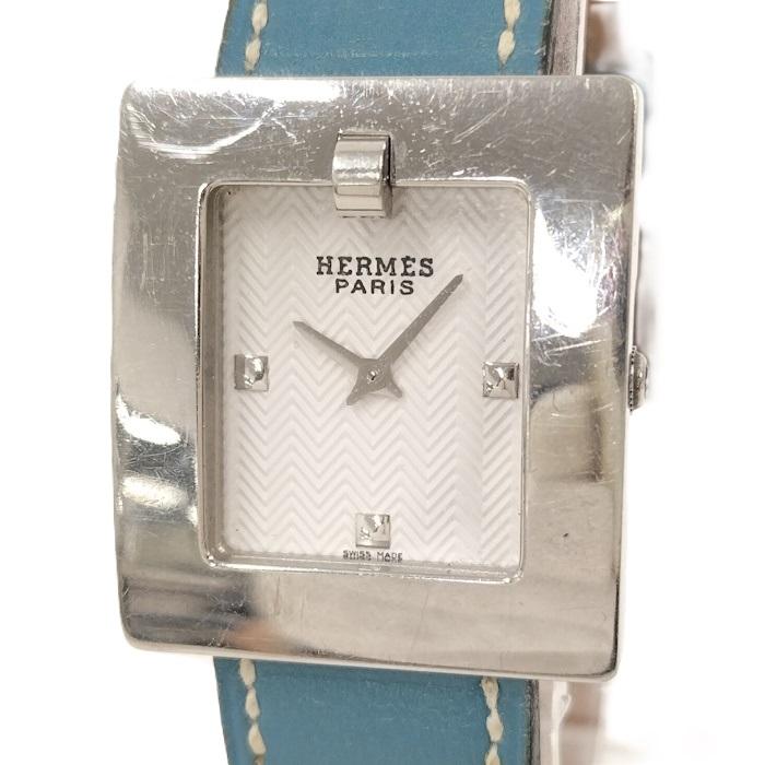 HERMES エルメス レディース ベルトウォッチ シルバー BE1.210 HERMES エルメス BE1.210 ベルトウォッチ クオーツ 腕時計 シルバー