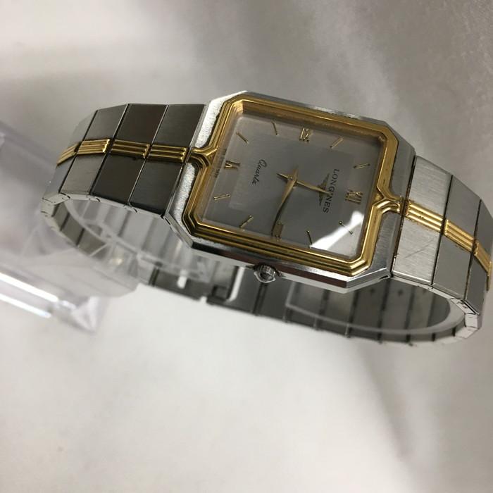 【中古】LONGINES フラッグシップ スクエア クオーツ メンズ 腕時計 [jgg]｜junglejungle｜02