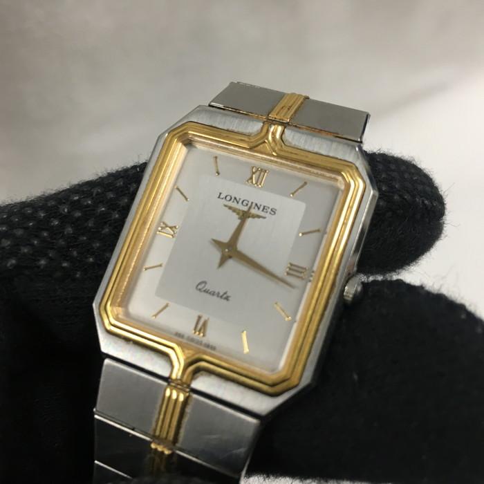 【中古】LONGINES フラッグシップ スクエア クオーツ メンズ 腕時計 [jgg]｜junglejungle｜09