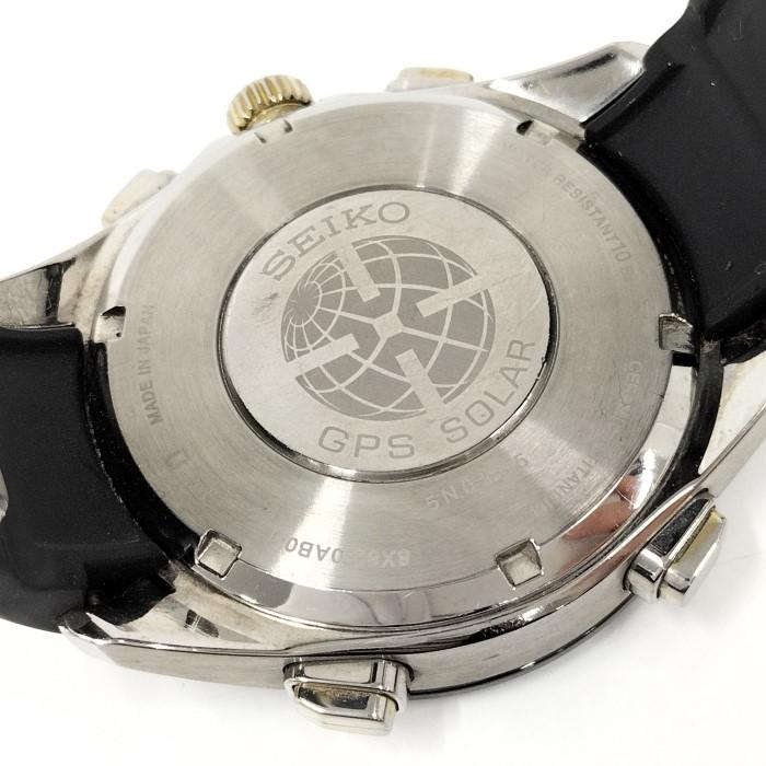 【中古】SEIKO アストロン 8X82-0AB0-1 メンズ 腕時計 ブラック文字盤 5N0165 ソーラー電波 デイト 中古[ne]44u [jgg]｜junglejungle｜07