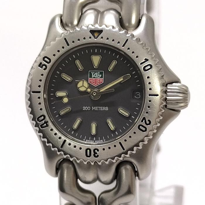 TAG HEUER セル デイト レディース 腕時計 クオーツ SS グレー TAG HEUER セル デイト レディース 腕時計 クオーツ SS グレー