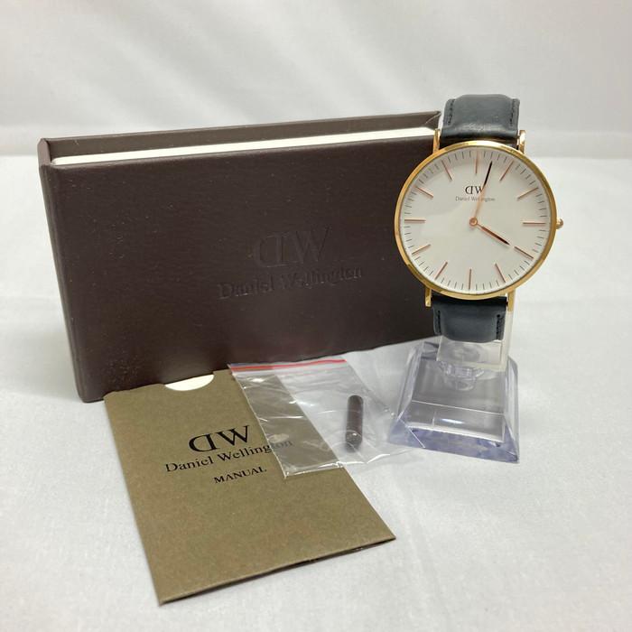 【中古】Daniel Wellington ユニセックス 腕時計 B40R1 クオーツ SS レザー [jgg]｜junglejungle｜09