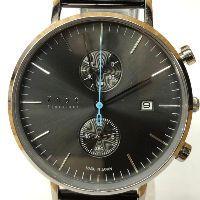 Knot】ノット クラシッククロノ CC39-BKWH 新品未使用 クロノグラフ