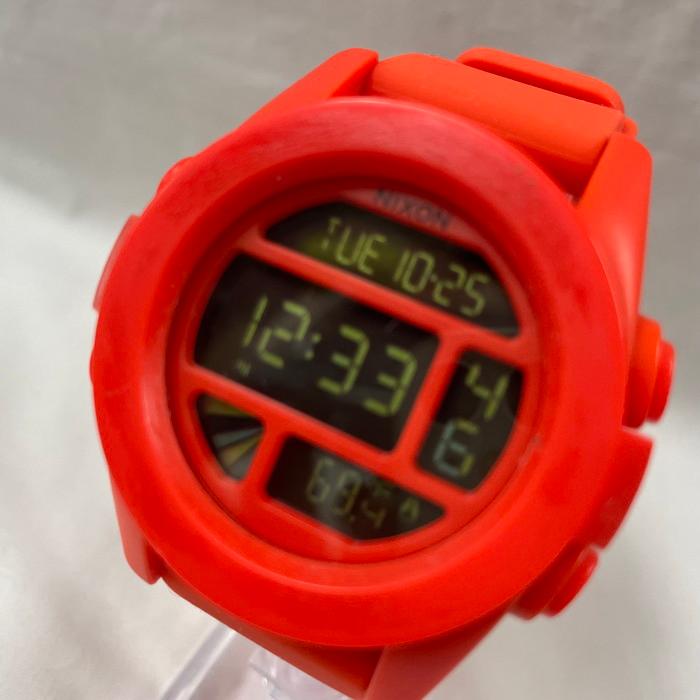 【中古】NIXON 腕時計 クオーツ オレンジ A197-1156 ラバー [jgg]｜junglejungle｜04