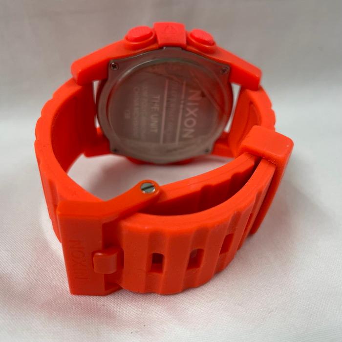 NIXON 腕時計 クオーツ オレンジ A197-1156 ラバー [jgg NIXON 腕時計 クオーツ オレンジ A197-1156 ラバー [jgg