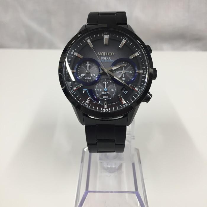 WIRED 【中古】SEIKO メンズ 腕時計 VR42-KZC0 ソーラー クロノ WIRED 【中古】SEIKO メンズ 腕時計 VR42-KZC0 ソーラー クロノ