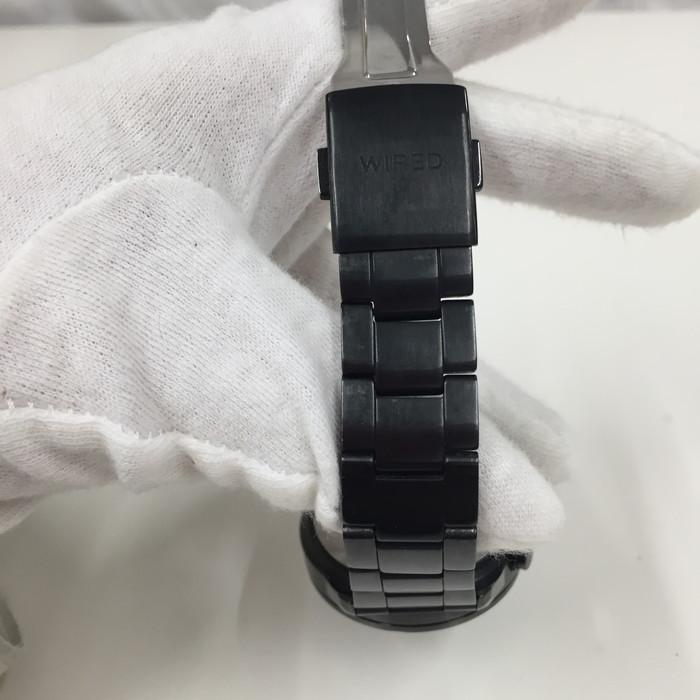 WIRED 【中古】SEIKO メンズ 腕時計 VR42-KZC0 ソーラー クロノ WIRED 【中古】SEIKO メンズ 腕時計 VR42-KZC0 ソーラー クロノ