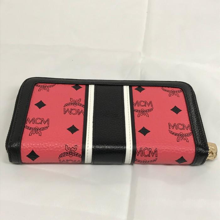 ＭCＭ　正規品　長財布　ラウンドファスナー　　ピンク　新品未使用 楽天市場】【財布】MCM エムシーエム ロゴグラム ラウンド