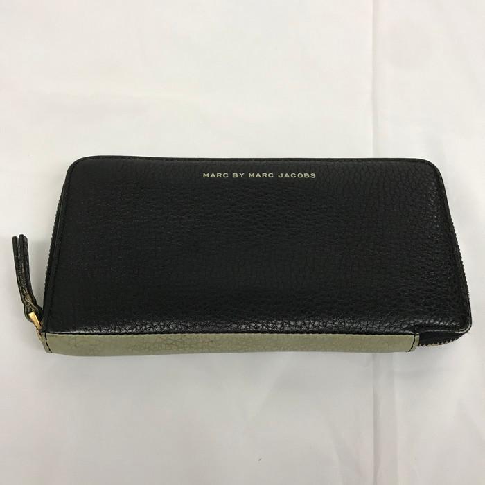 未使用！MARCJACOBS レザーフルジップラウンドファスナー長財布　BK MARC BY MARC JACOBS（マーク バイ マーク ジェイコブス） ラウンド
