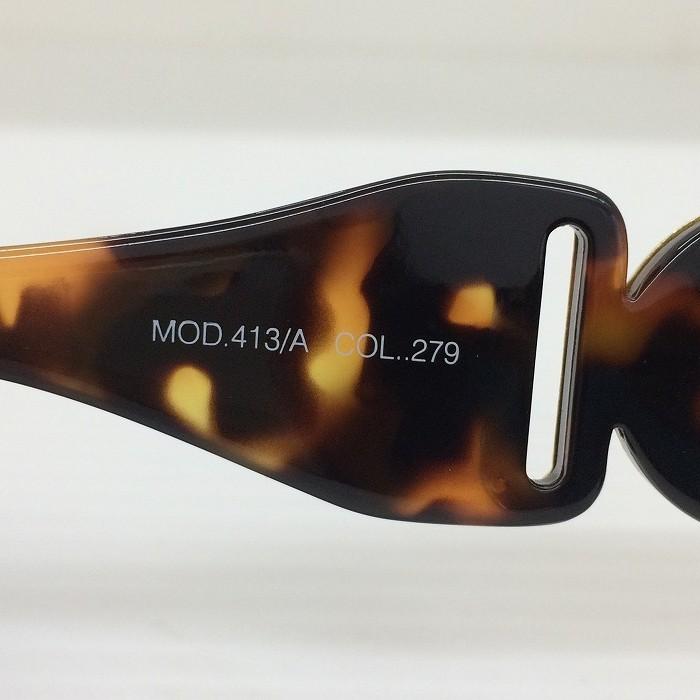 【中古】ジャンニヴェルサーチ サングラス MOD.413/A メデューサ ブラックレンズ べっ甲フレーム[jggI