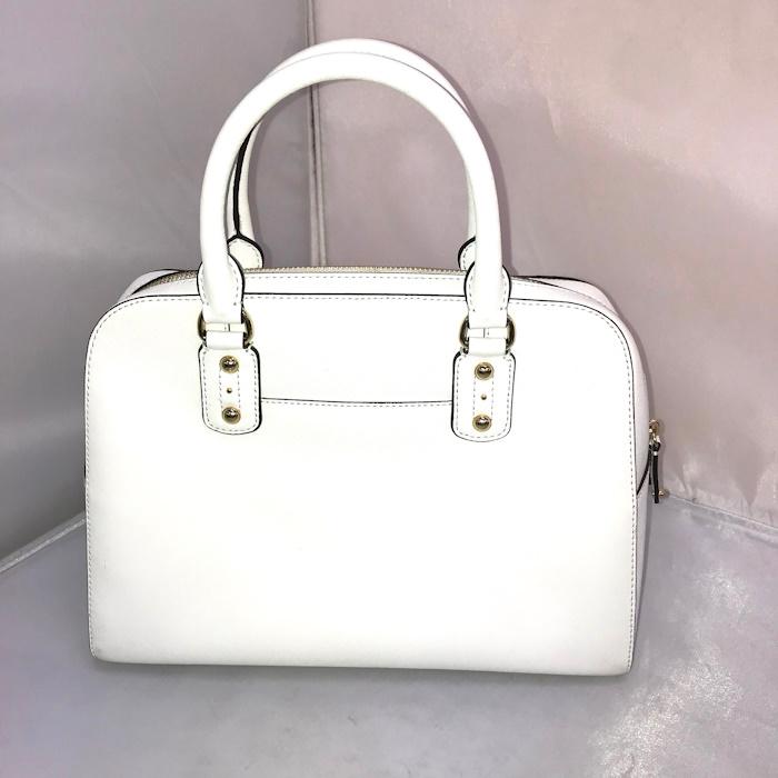 MICHAEL KORS ハンドバッグ ミニボストンバッグ レザー ホワイト MICHAEL KORS ハンドバッグ ミニボストンバッグ レザー ホワイト