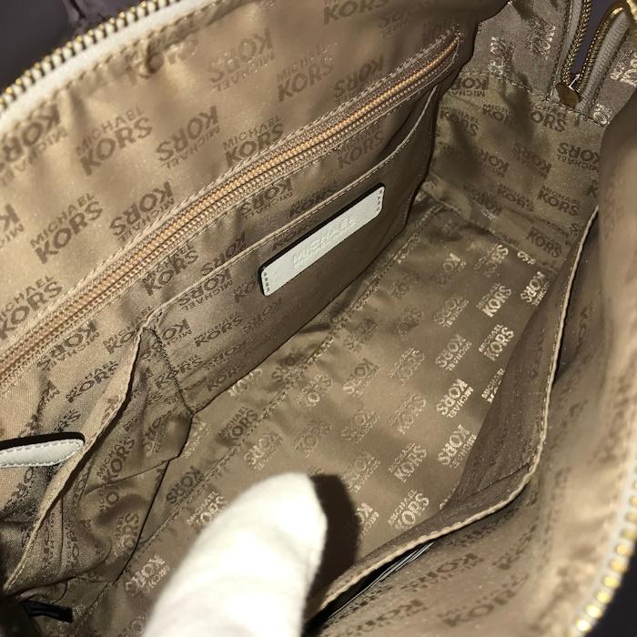 MICHAEL KORS ハンドバッグ ミニボストンバッグ レザー ホワイト MICHAEL KORS ハンドバッグ ミニボストンバッグ レザー ホワイト
