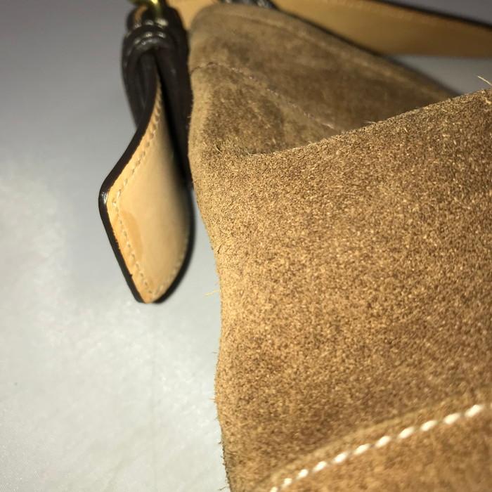 COACH 【中古】COACH コーチ ワンショルダーバッグ スエード