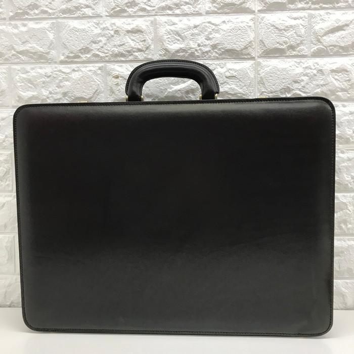 中古】Etienne Aigner アタッシュケース レザー ダークブラック 中古】Etienne Aigner アタッシュケース レザー ダークブラック