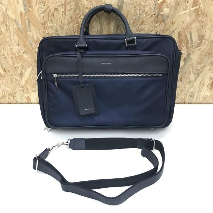 中古】ジェフリービーン 3WAYビジネスバッグ ナイロン ネイビー系[jggZ 
