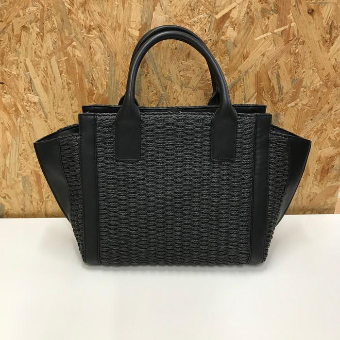 中古 ミラオーウェン ペーパー トートバッグ カゴバッグ ブラック 09wgb Jggz ジャングルジャングル 通販 Yahoo ショッピング