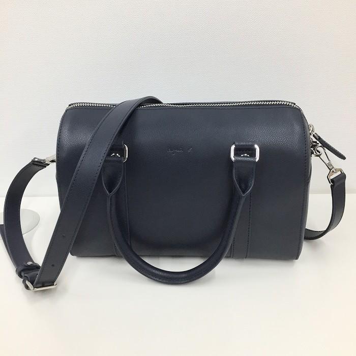 agnes b. 【中古】アニエスベー 2WAYミニボストンバッグ レザー agnes b. 【中古】アニエスベー 2WAYミニボストンバッグ レザー
