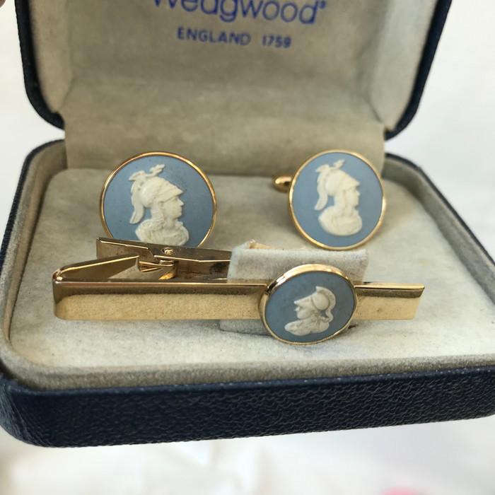 【中古】WEDGWOOD タイピン カフス メンズ [jgg]｜junglejungle｜02