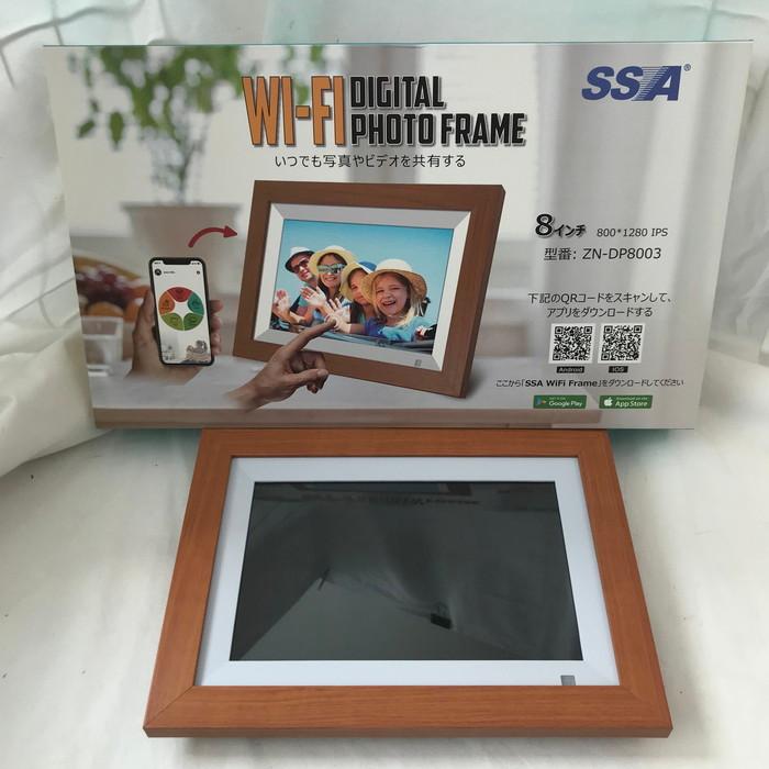 SSA 8インチ Wi-fi デジタルフォトフレーム ZN-DP8003 [jgg SSA 8インチ Wi-fi デジタルフォトフレーム ZN-DP8003 [jgg