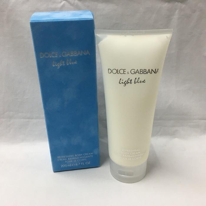 【中古】DOLCE&GABBANA ボディクリーム ライトブルー 200ml [jgg] 2002982258100443ジャングル