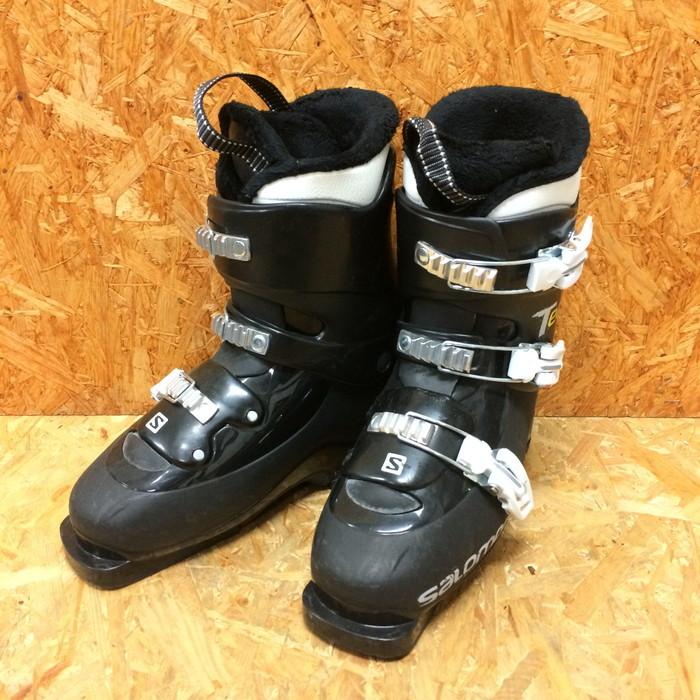 【中古】salomon サロモン レディース スキーブーツ 表記サイズ：285mm-24/24.5cm ブラック ホワイト [jgg] ブーツ