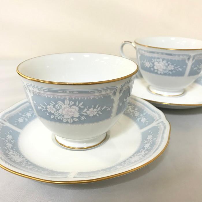 ▽▽Noritake ノリタケ レースウッドゴールド カップ&ソーサー5客