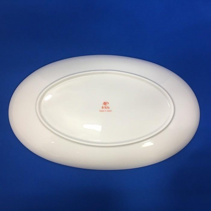 中古】香蘭社 Yu-zen ペア楕円皿 花柄 ホワイト系[jggG] : ジャングル
