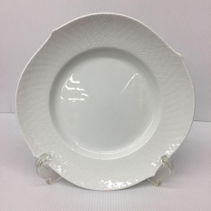 マイセン 【中古】マイセン 波の戯れ ホワイト プレート[jggG