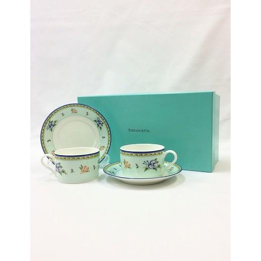TIFFANY＆CO. ティファニー ティーカップセット カップ＆ソーサー ペア  