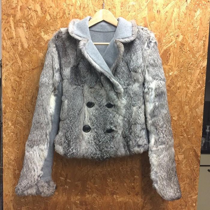 中古】バーバリー ブルーレーベル レディース リバーシブルラビット 