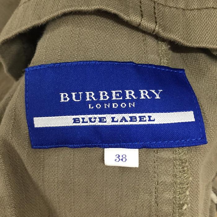 【中古】BURBERRY BLUE LABEL レディース コート カーキ系 表記サイズ：38 [jgg]｜junglejungle｜05