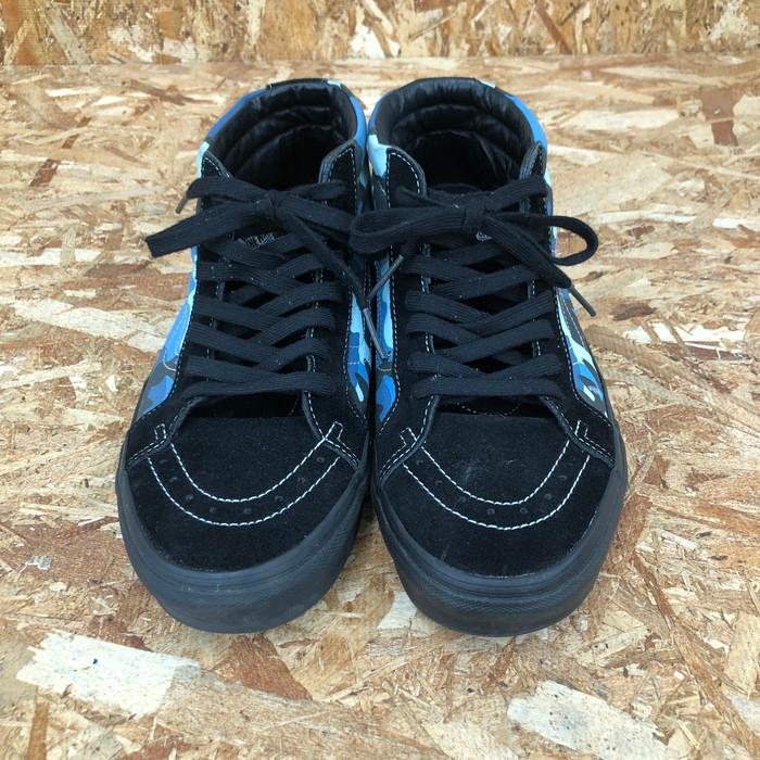 【中古】Supreme VANS スニーカー カモフラ柄 ブルー系 [jgg]｜junglejungle｜02