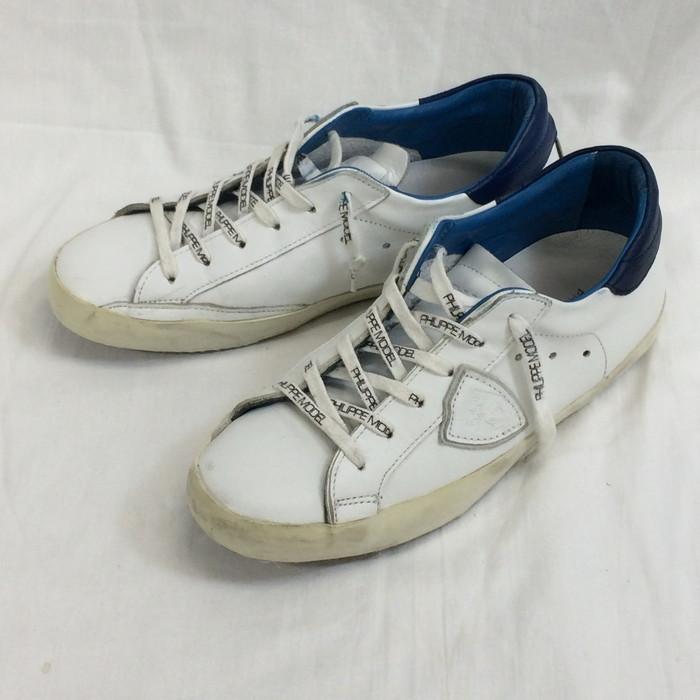 中古 フィリップモデル メンズ スニーカー 替えひも付き 表記サイズ 40 ホワイト Jggs ジャングルジャングル 通販 Yahoo ショッピング