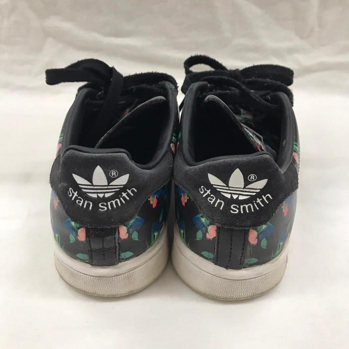 【中古】adidas スタンスミス レディース スニーカー EE4893 フラワー ブラック サイズ23.0cm [jgg]｜junglejungle｜04