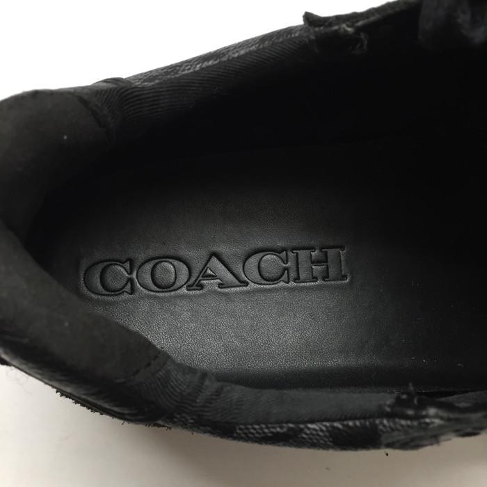 【中古】COACH コーチ シグネチャー メンズ スニーカー FG1945 グレー 表記サイズ 25.5cm [jgg]｜junglejungle｜07