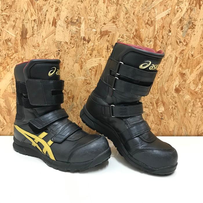 ASICS 【中古】asics ウィンジョブ 安全靴 FCP-401 ブラック