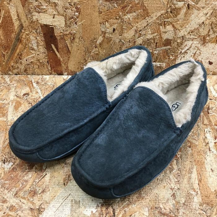 22年秋冬新作 アスコット Ugg ネイビー 26cm メンズ モカシン Www Listentotheworld Net