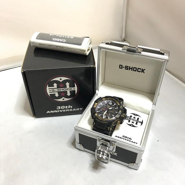 中古 カシオ G Shock Gショック スカイコクピット30周年限定モデル Gw A1130 クオーツ メンズ ブラック ゴールド文字盤 Jgg ジャングルジャングル 通販 Yahoo ショッピング