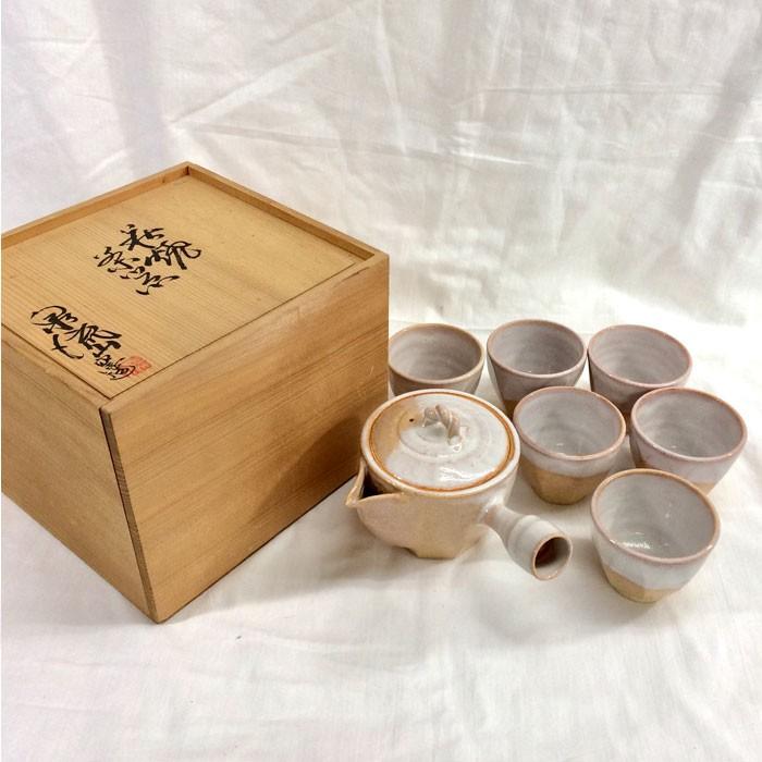 泉流山荻焼番茶器セット