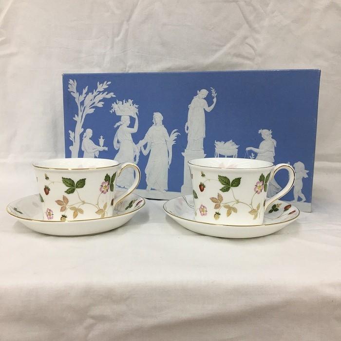 WEDGWOOD 【中古】ウェッジウッド ワイルドストロベリー ペア WEDGWOOD 【中古】ウェッジウッド ワイルドストロベリー ペア