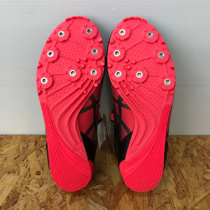 ASICS（アシックス） ランニングスパイク F460122 ブラック ピンク