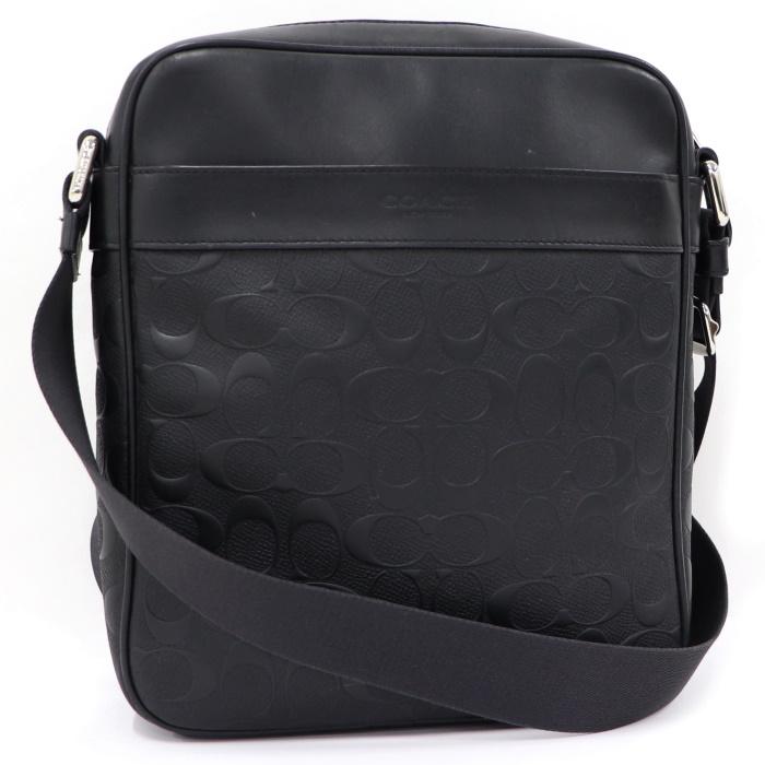 COACH 【中古】コーチ ショルダーバッグ フライトバッグ シグネチャー  