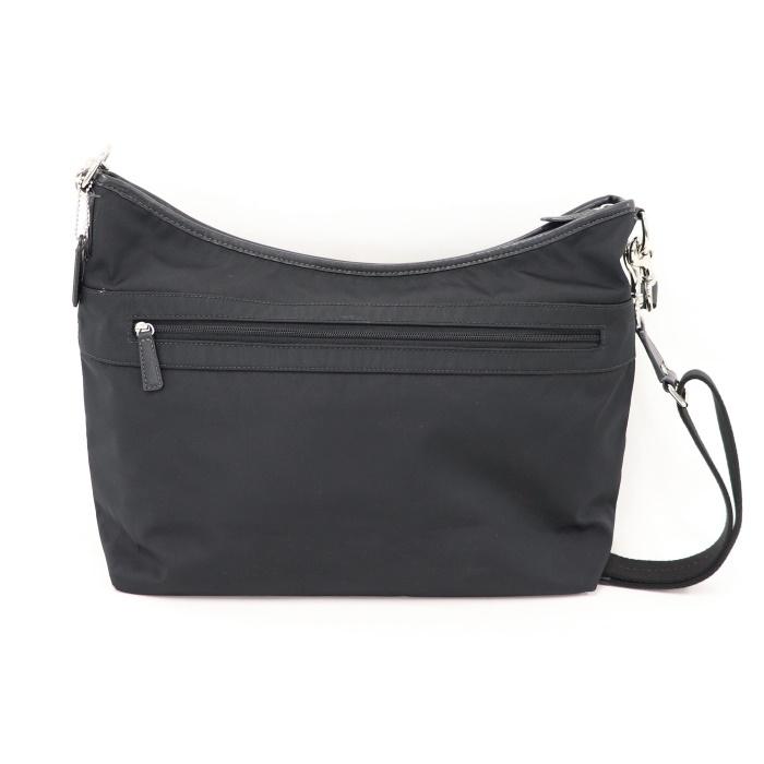 COACH 【中古】コーチ 2WAY ショルダーバッグ ブラック ナイロン 