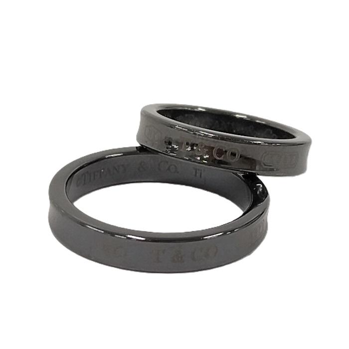 TIFFANY&Co. Tiffany&Co. ナロー ペアリング 指輪 1837 チタン TIFFANY&Co. Tiffany&Co. ナロー ペアリング 指輪 1837 チタン