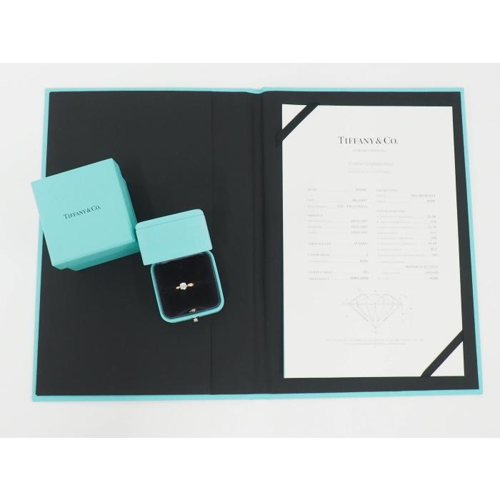 【中古】Tiffany＆Co. ダイヤリング Pt950 750PG K18PG プラチナ ピンクゴールド ダイヤモンド 約2.8g｜junglejungle｜09