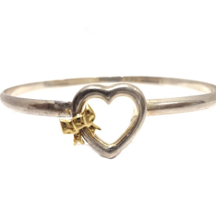 TIFFANY&Co. 【中古】ティファニー バングル ハート リボン TIFFANY&Co. 【中古】ティファニー バングル ハート リボン