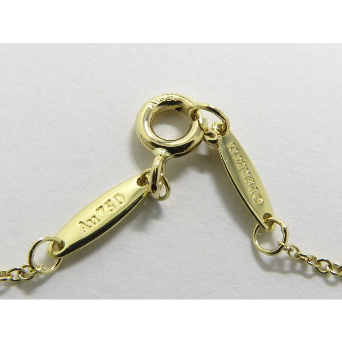 【中古】TIFFANY＆Co. バイザヤード ネックレス 750YG K18YG イエローゴールド ダイヤモンド 約1.6g｜junglejungle｜04