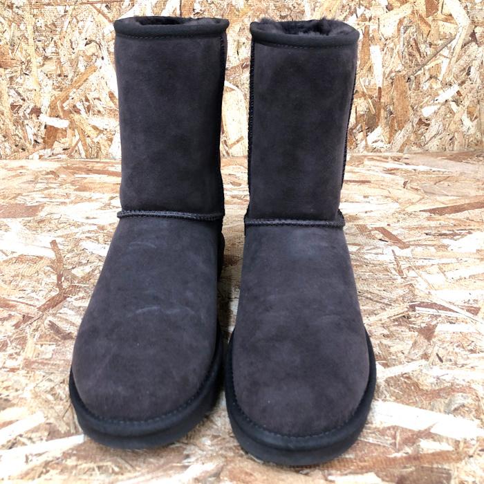 【中古】UGG クラシックショート ムートンブーツ ブラウン S/N5800 26cm [jgg]｜junglejungle｜02