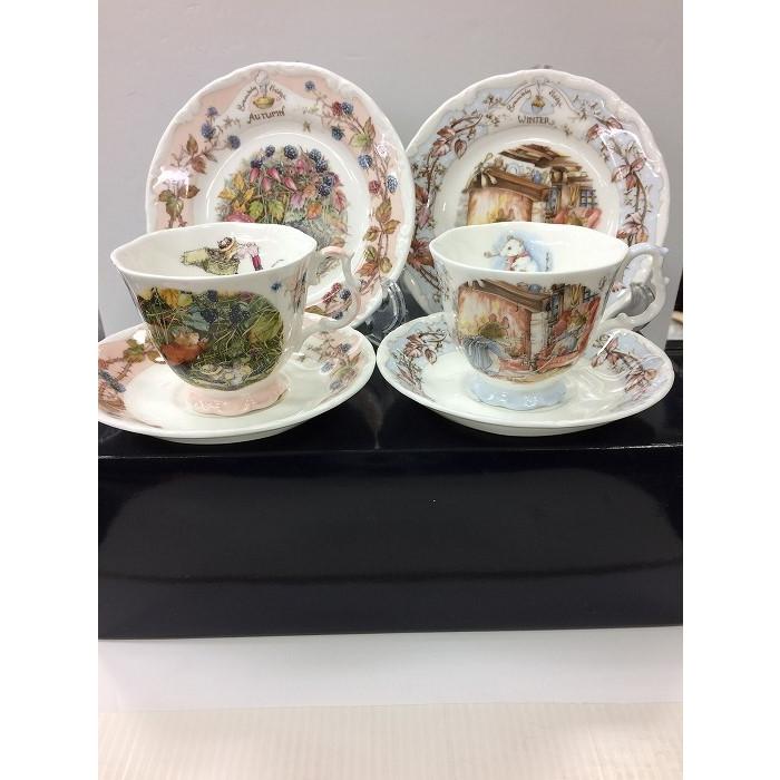 中古】ロイヤルドルトン ブランブリーヘッジ のばらの村のものがたり 