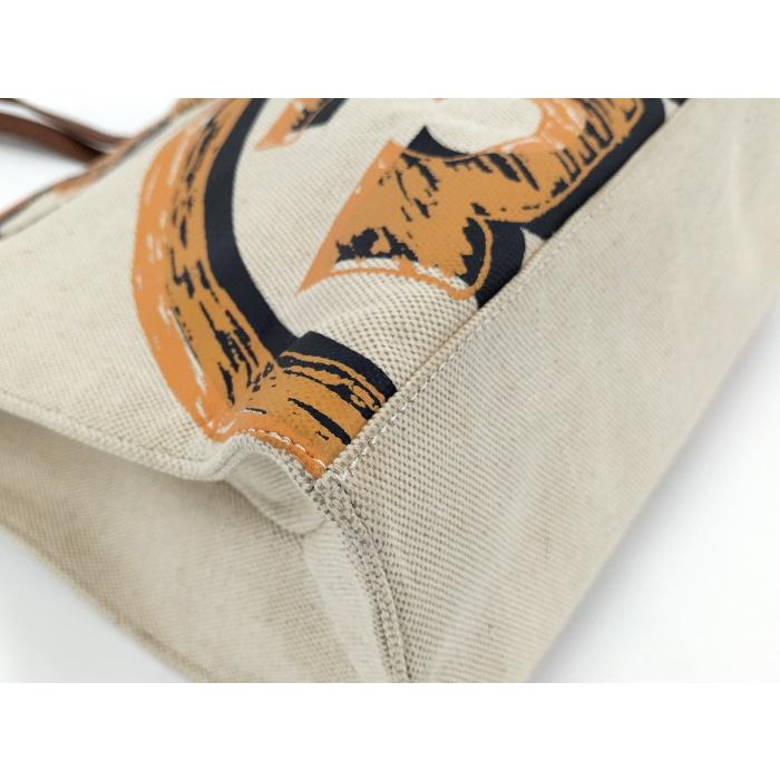 TORY BURCH（トリーバーチ） トートバッグ キャンバス レザー ベージュ